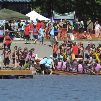 Dragon Boat Racing Vancouver Lake 5