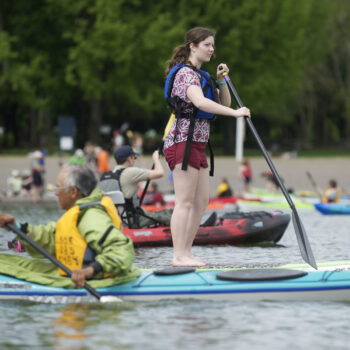 Kayaking Vancouver Lake 2