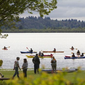 Kayaking at Vancouver Lake