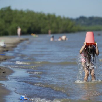 Kid Swimming Vancouver Lake 2